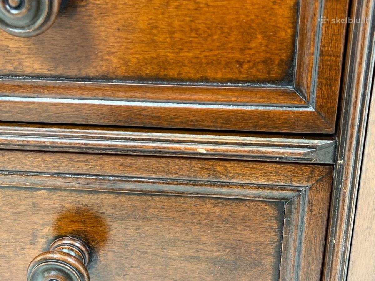 Riešutmedžio faneruotės spintelė - nuotraukos Nr. 15