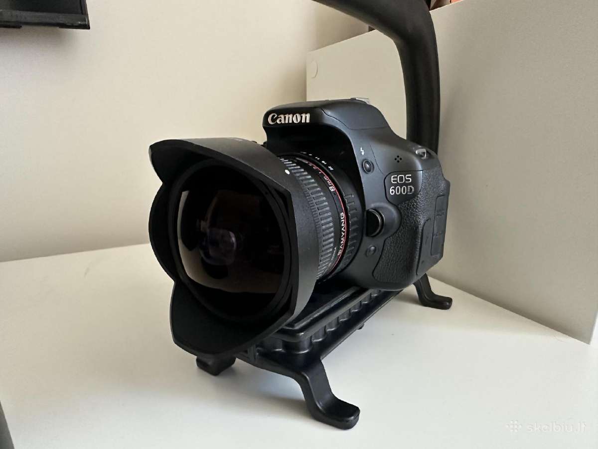 Canon EOS 600d + Samyang 8mm Fisheye + 18-55mm - nuotraukos Nr. 2