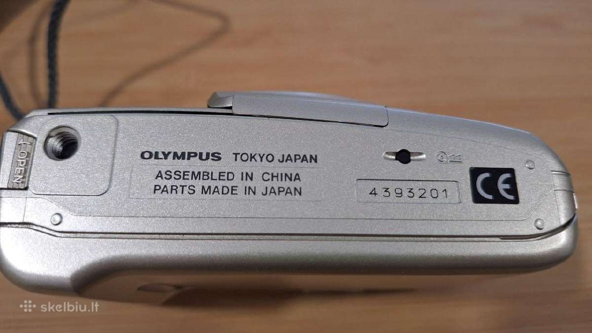 Olympus µ[mju:]-II Zoom 80 pilnai veikiantis + bat - nuotraukos Nr. 4
