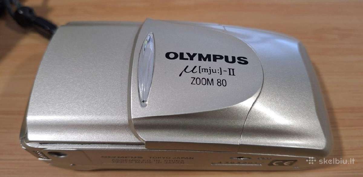 Olympus µ[mju:]-II Zoom 80 pilnai veikiantis + bat - nuotraukos Nr. 5