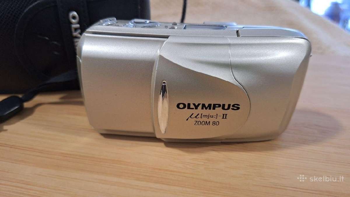 Olympus µ[mju:]-II Zoom 80 pilnai veikiantis + bat - nuotraukos Nr. 6