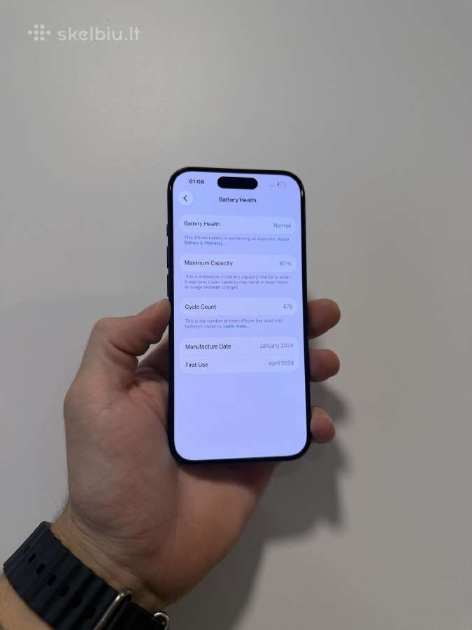 iPhone 15 Pro 128 - nuotraukos Nr. 2