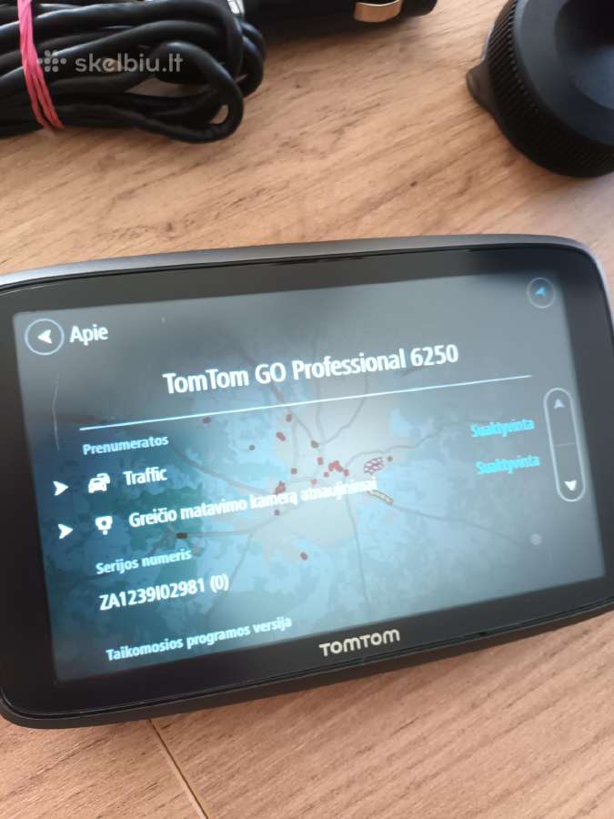 Tomtom Professional 6250 sunkvežimiui aktyvi Sim - nuotraukos Nr. 2