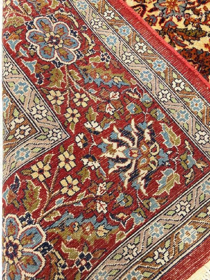 Vilnonis, rankų darbo kilimas "Kashan" - nuotraukos Nr. 11