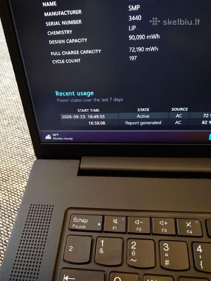 P1 gen5 i7-12700h/16/500/rtx a1000 - nuotraukos Nr. 7
