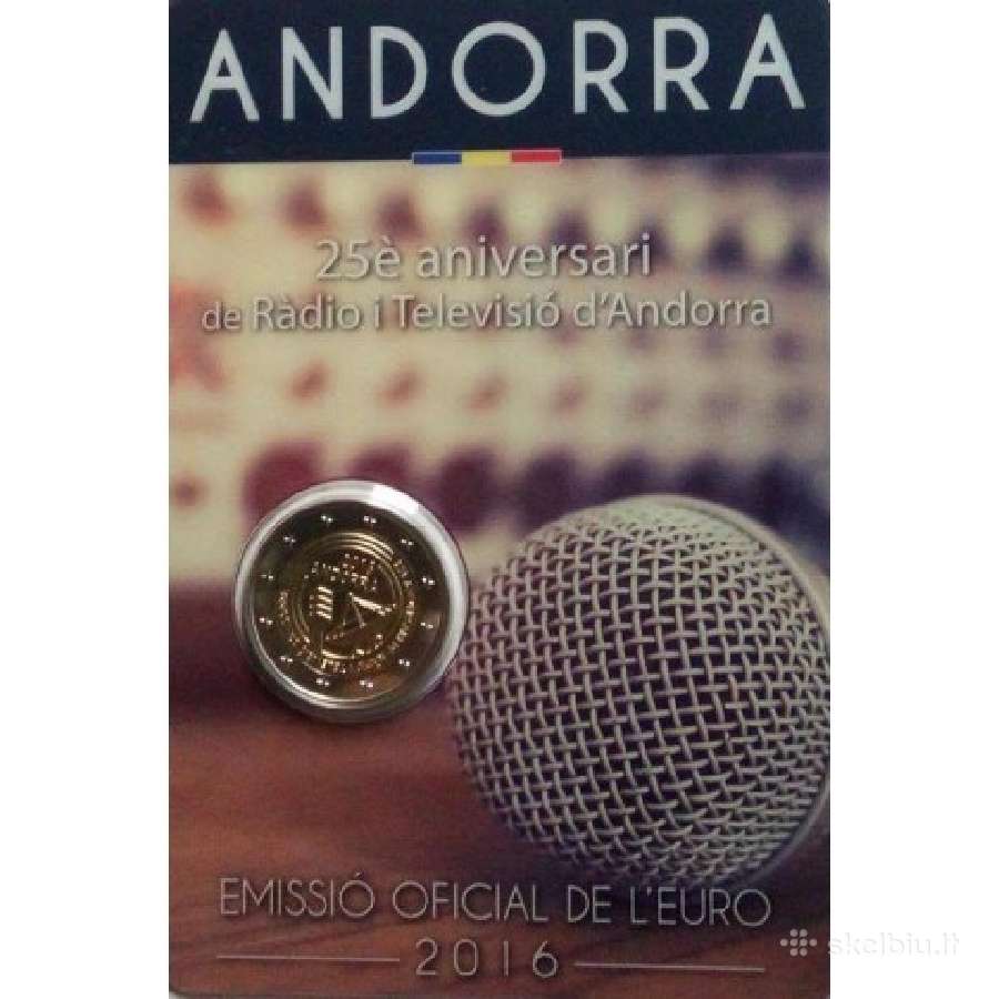 Andora 2016 Bu rinkiniai ir 2 eurai progines