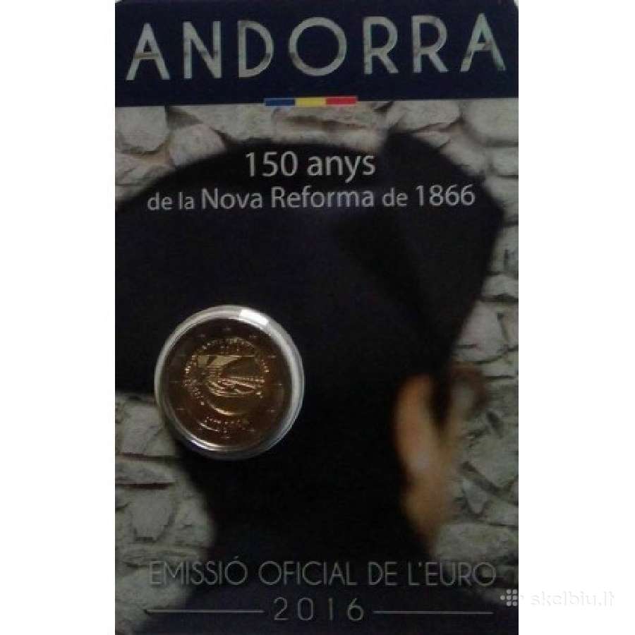 Andora 2016 Bu rinkiniai ir 2 eurai progines - nuotraukos Nr. 2