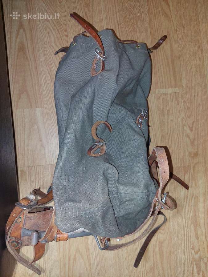 Švediška kariška M39 kuprinė su rėmu - nuotraukos Nr. 3