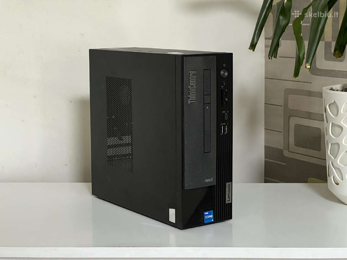 Parduodamas Thinkcentre Neo su I5-12k, 8gb/256gb. - nuotraukos Nr. 4