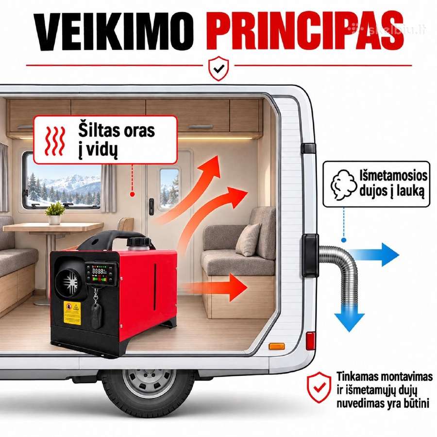 Dyzelinis šildytuvas 9kw - nuotraukos Nr. 3
