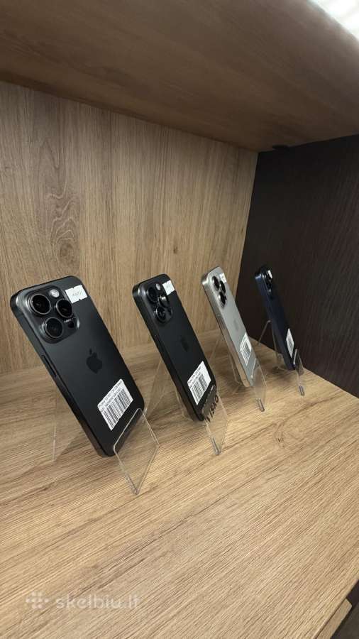 Labai tvarkingi Apple iPhone 15 pro 128gb - nuotraukos Nr. 3