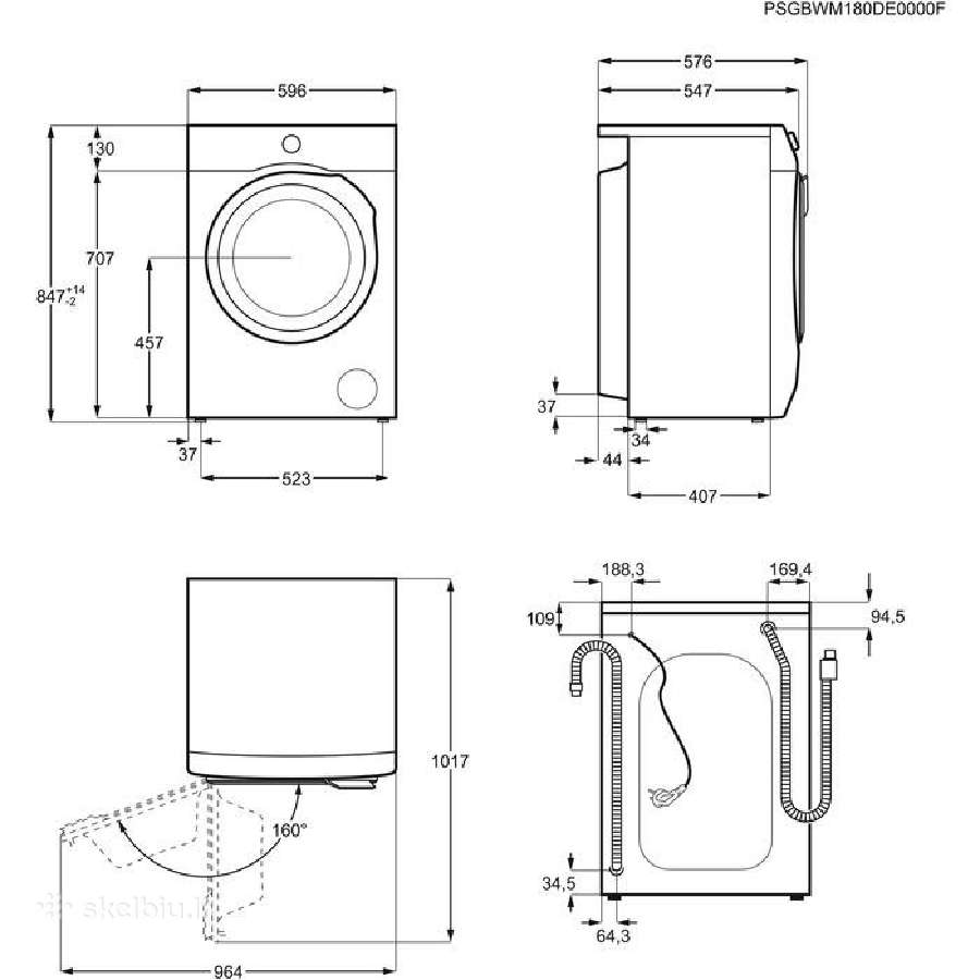 Electrolux Ew6f528w - nuotraukos Nr. 4