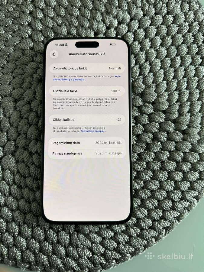 iPhone 15 pro max 256gb esim - nuotraukos Nr. 2