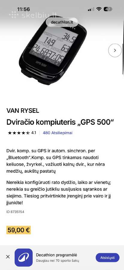 Scott cross 50 XL - nuotraukos Nr. 6