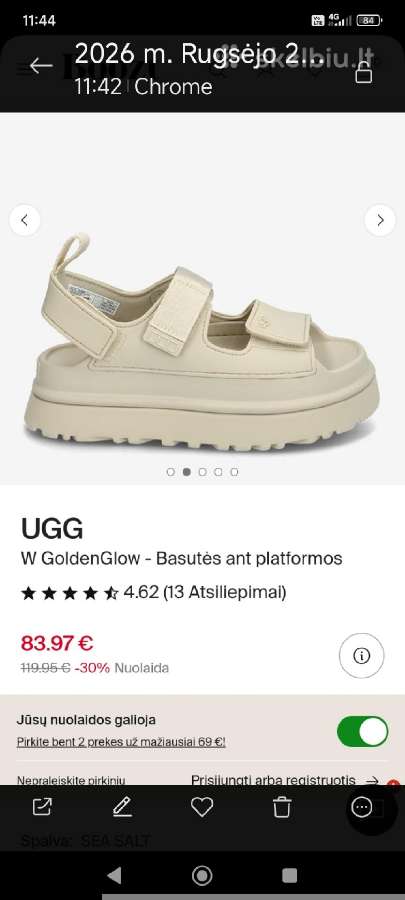 Basutes Ugg parduodu - nuotraukos Nr. 7