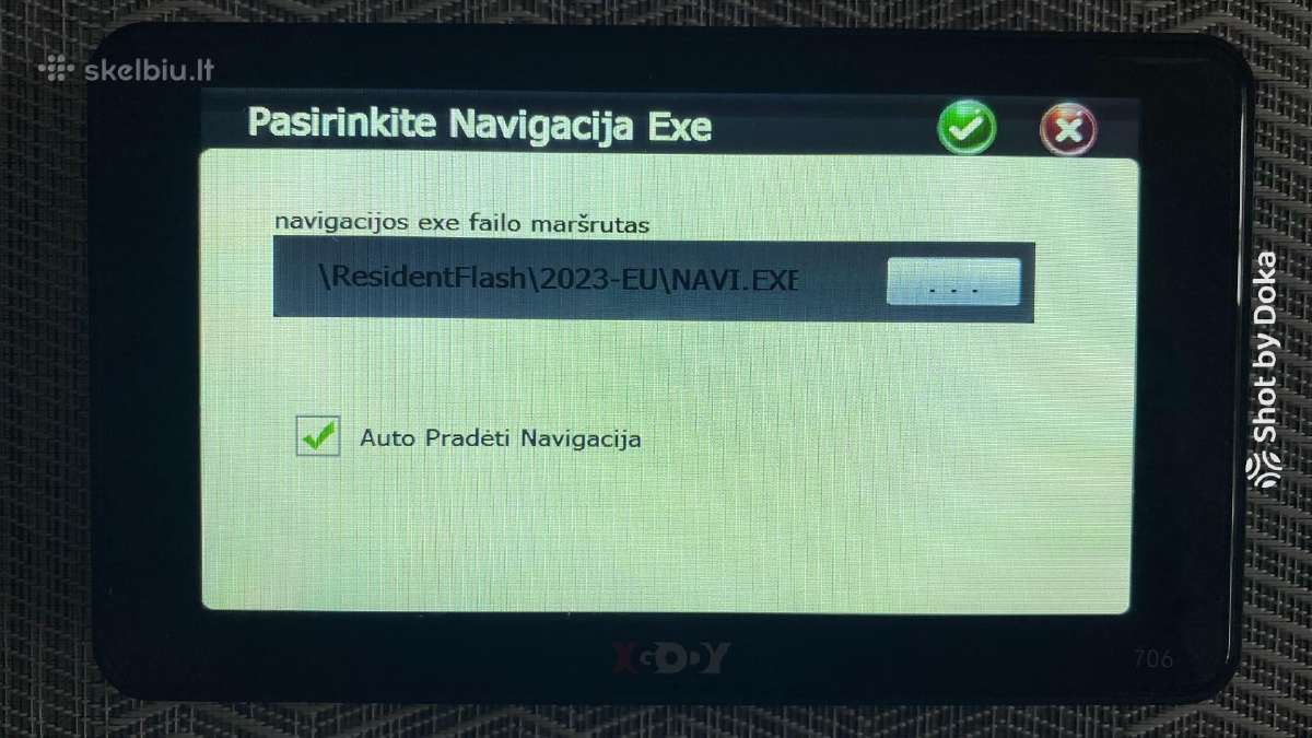 Navigatorius Xgody 706 - nuotraukos Nr. 9