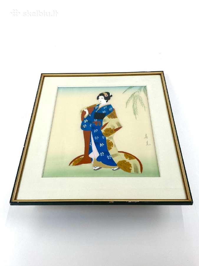 Ant audinio tapytas paveikslas "Geisha" - nuotraukos Nr. 3