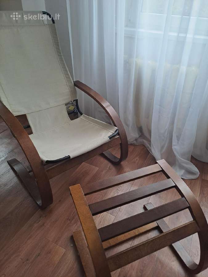 Medinės poilsio / terasos / svetainės kėdės - nuotraukos Nr. 3
