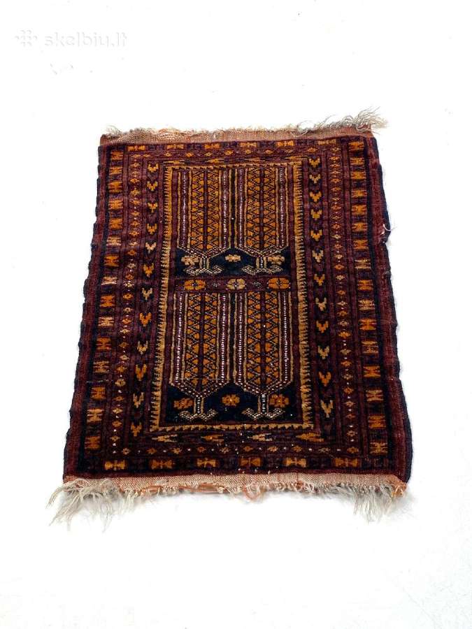 Vilnonis, rankų darbo kilimas "Afghan" - nuotraukos Nr. 3