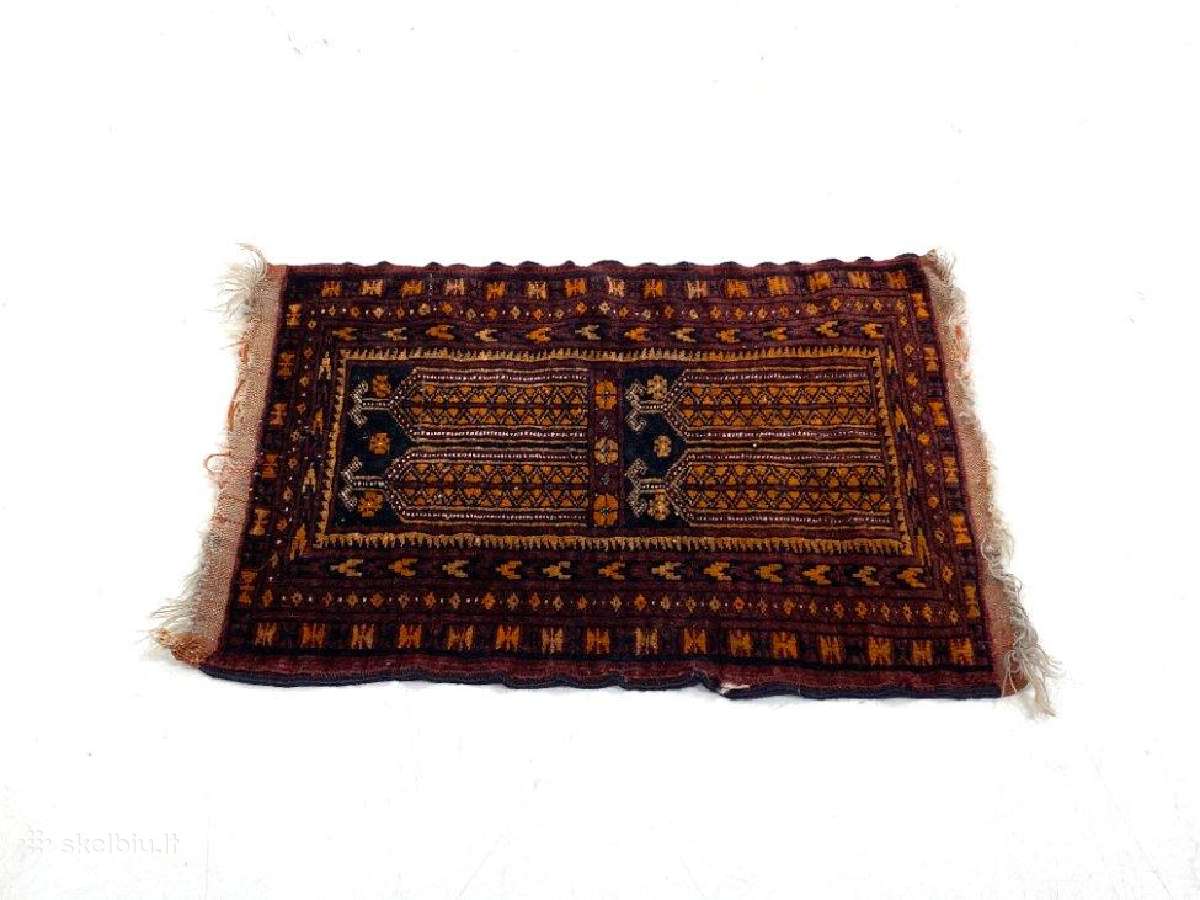 Vilnonis, rankų darbo kilimas "Afghan" - nuotraukos Nr. 5