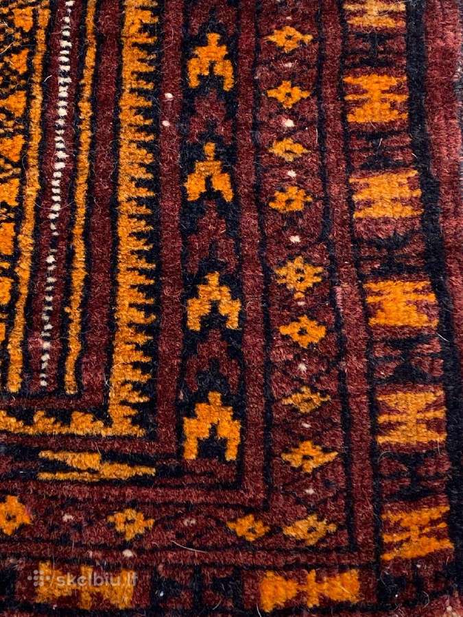 Vilnonis, rankų darbo kilimas "Afghan" - nuotraukos Nr. 7
