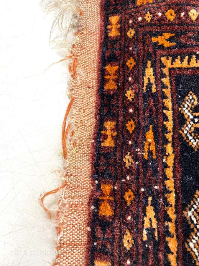 Vilnonis, rankų darbo kilimas "Afghan" - nuotraukos Nr. 11