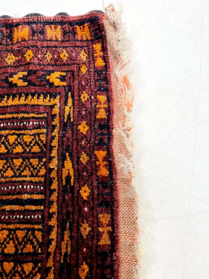 Vilnonis, rankų darbo kilimas "Afghan" - nuotraukos Nr. 12