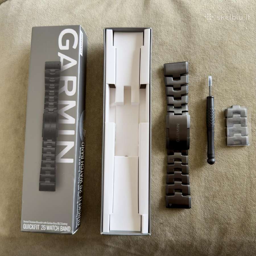 Garmin 26mm Vented Titanium Carbon Gray Dlc - nuotraukos Nr. 6