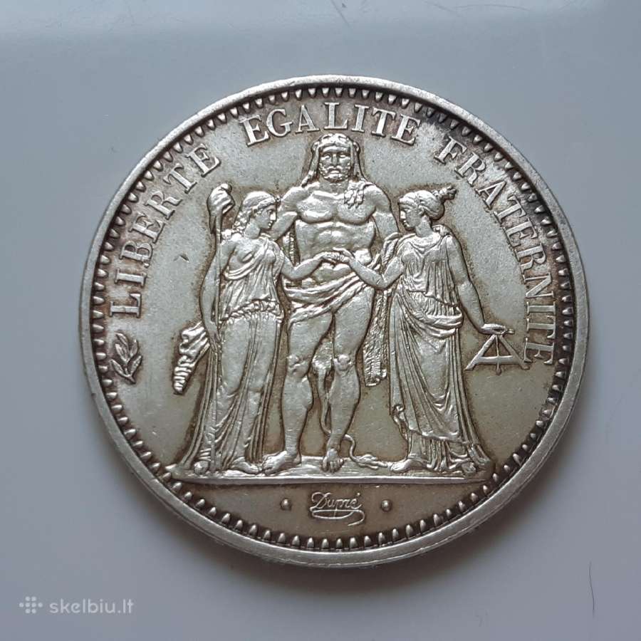 Prancūzija 10 frankų sidabras 1965 - nuotraukos Nr. 2