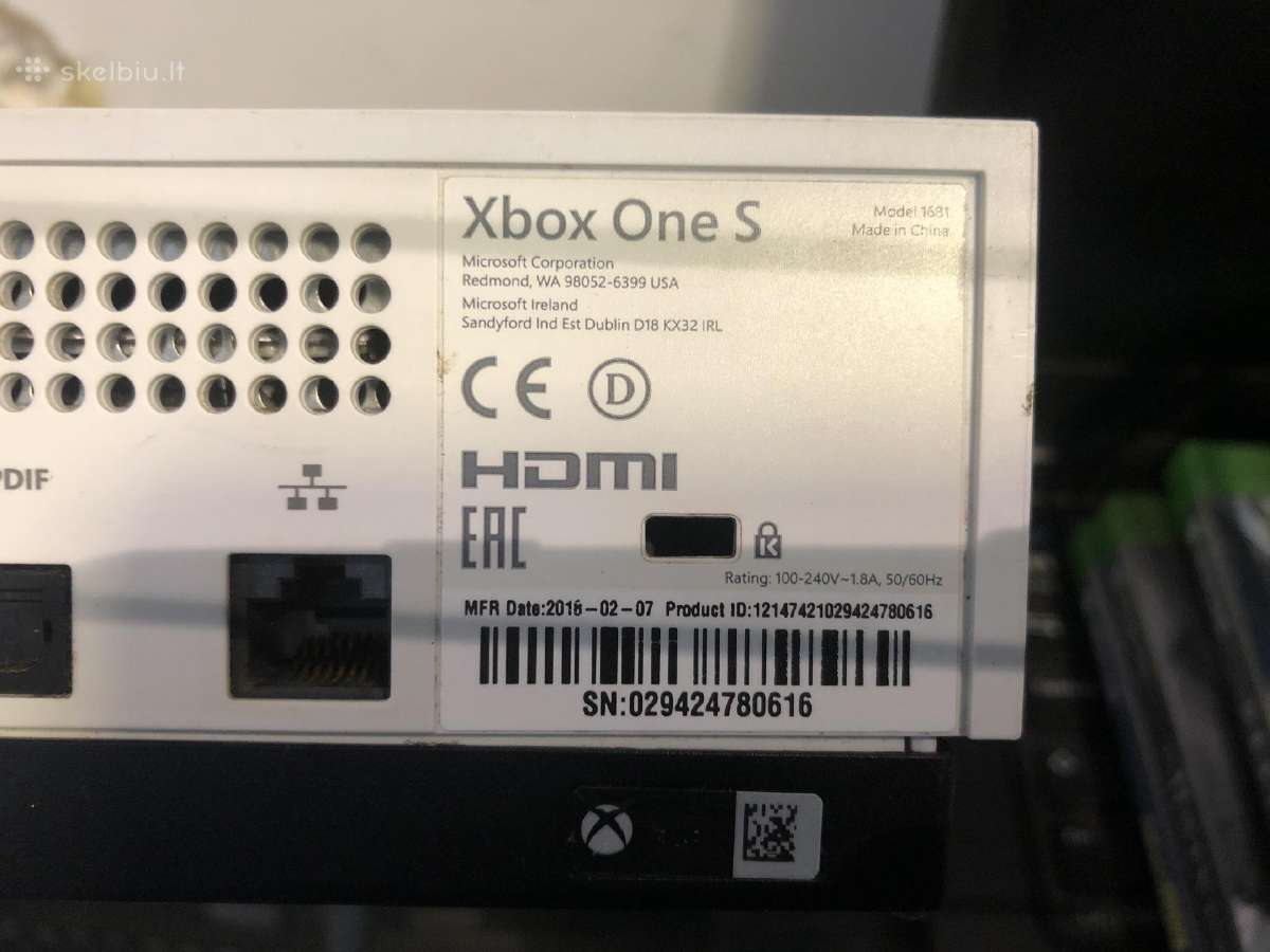 Xbox one S 1tb - nuotraukos Nr. 3