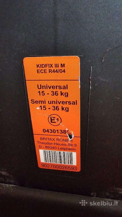 Britax Romer Kidfix III M autokėdutė, 15 - 36 - nuotraukos Nr. 3