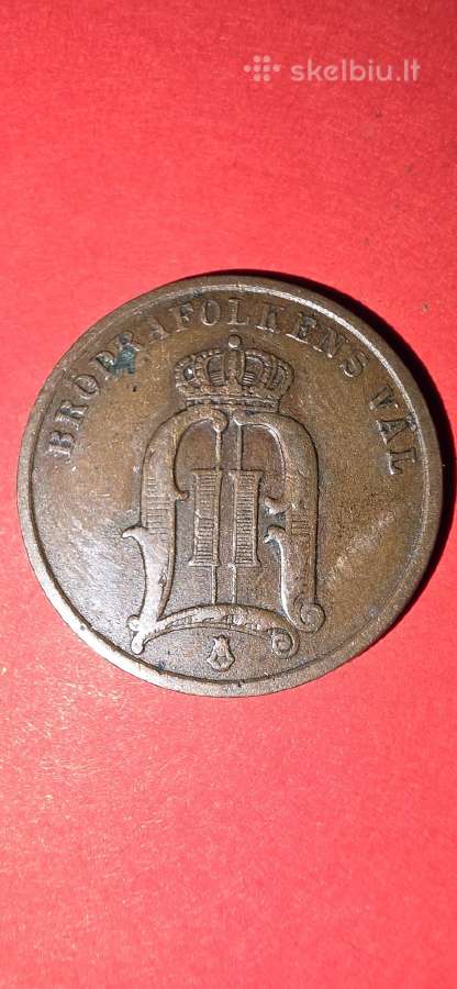 Švedija 2 erės 1896 - nuotraukos Nr. 2