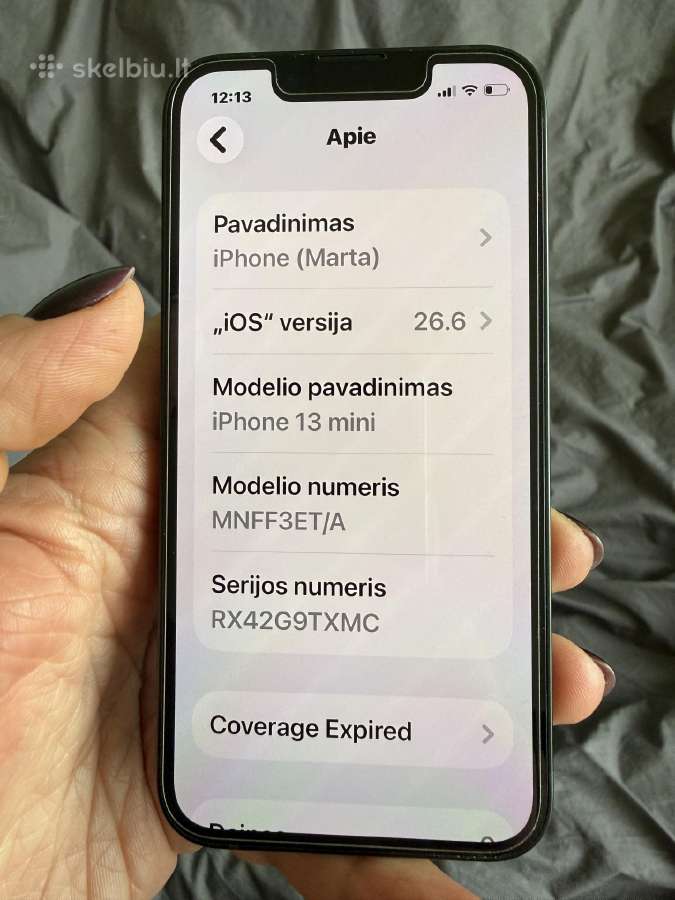 iPhone 13 mini žalias - nuotraukos Nr. 6