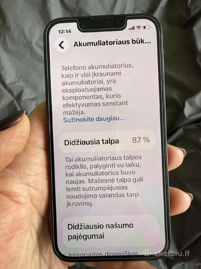 iPhone 13 mini žalias - nuotraukos Nr. 7