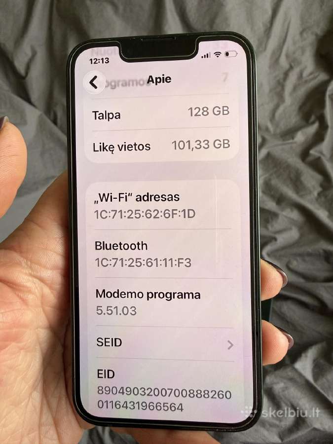 iPhone 13 mini žalias - nuotraukos Nr. 8
