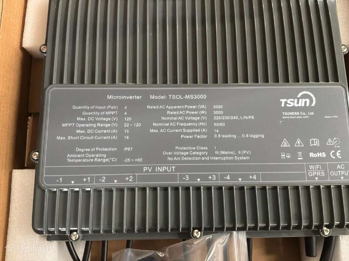 Mikroinverteris Tsun Tsol-ms3000 -3kw - nuotraukos Nr. 2