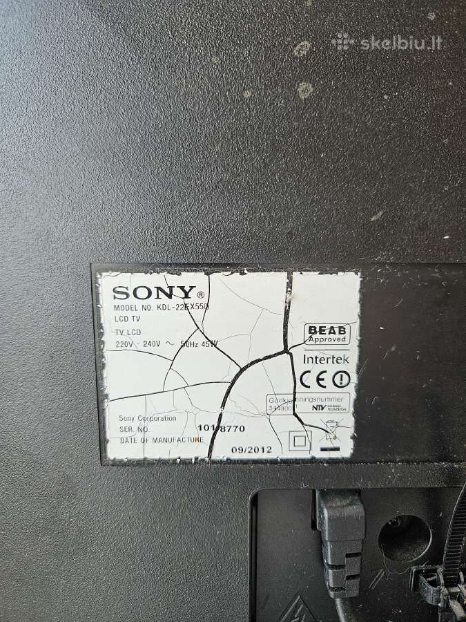 Sony televizorius - nuotraukos Nr. 6