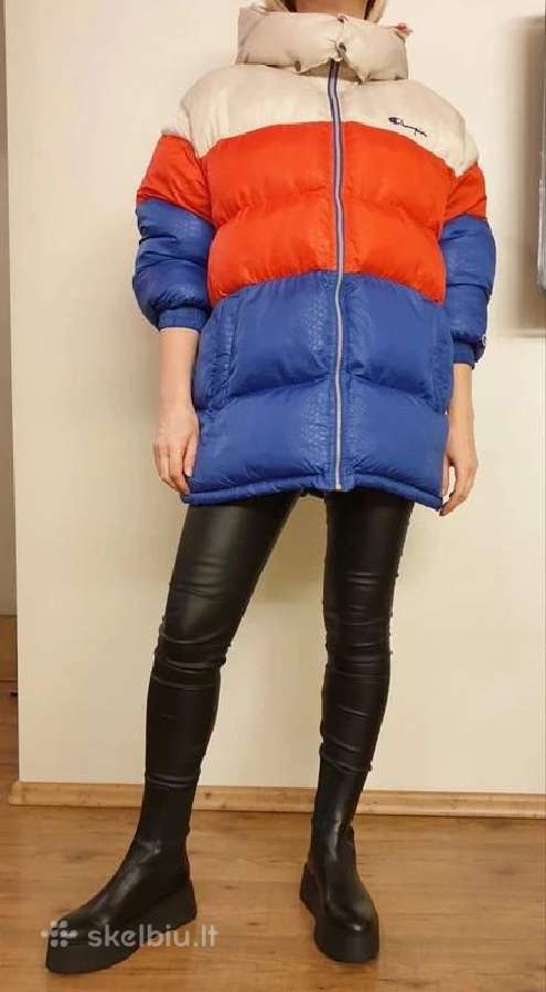 Stilinga šilta oversized Champion striukė - nuotraukos Nr. 3