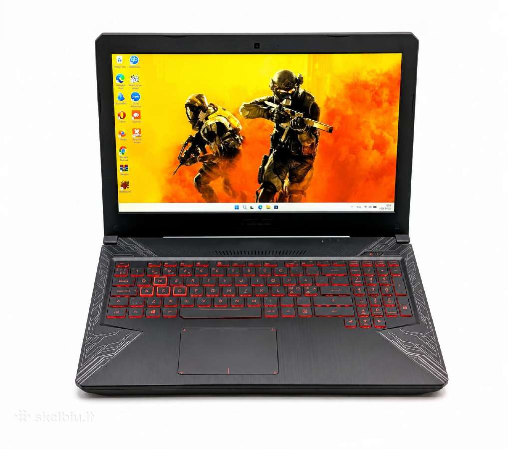 Asus Tuf Gaming i5-8300h Gtx 1060 16gb 512gb - nuotraukos Nr. 3