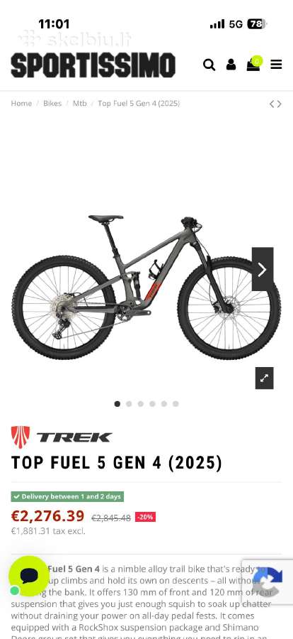 Trek Top Fuel Gen 5 suspension - nuotraukos Nr. 19
