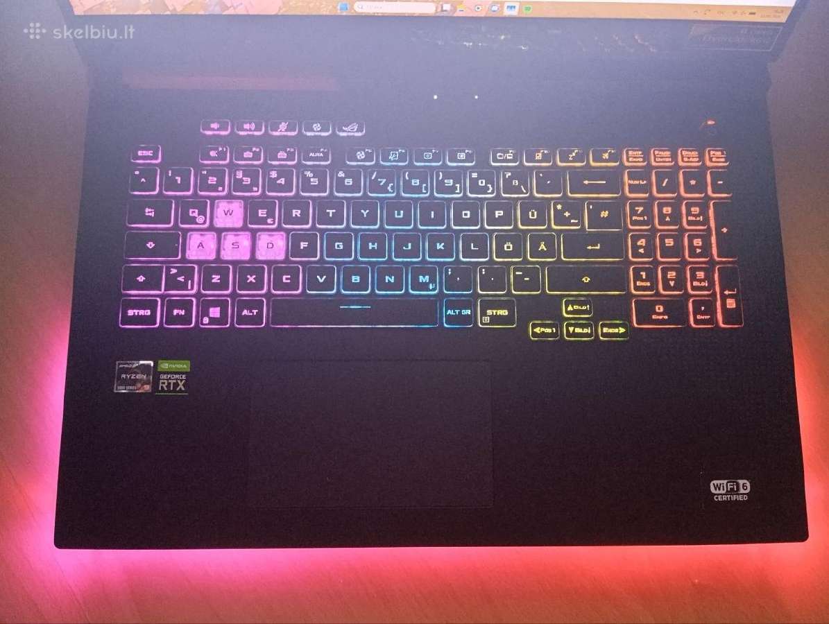 Laptop Asus rog strix g713qm - hx019t - nuotraukos Nr. 4