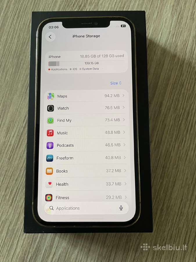 Apple iPhone 12 Pro,128 GB ,Gold. - nuotraukos Nr. 9