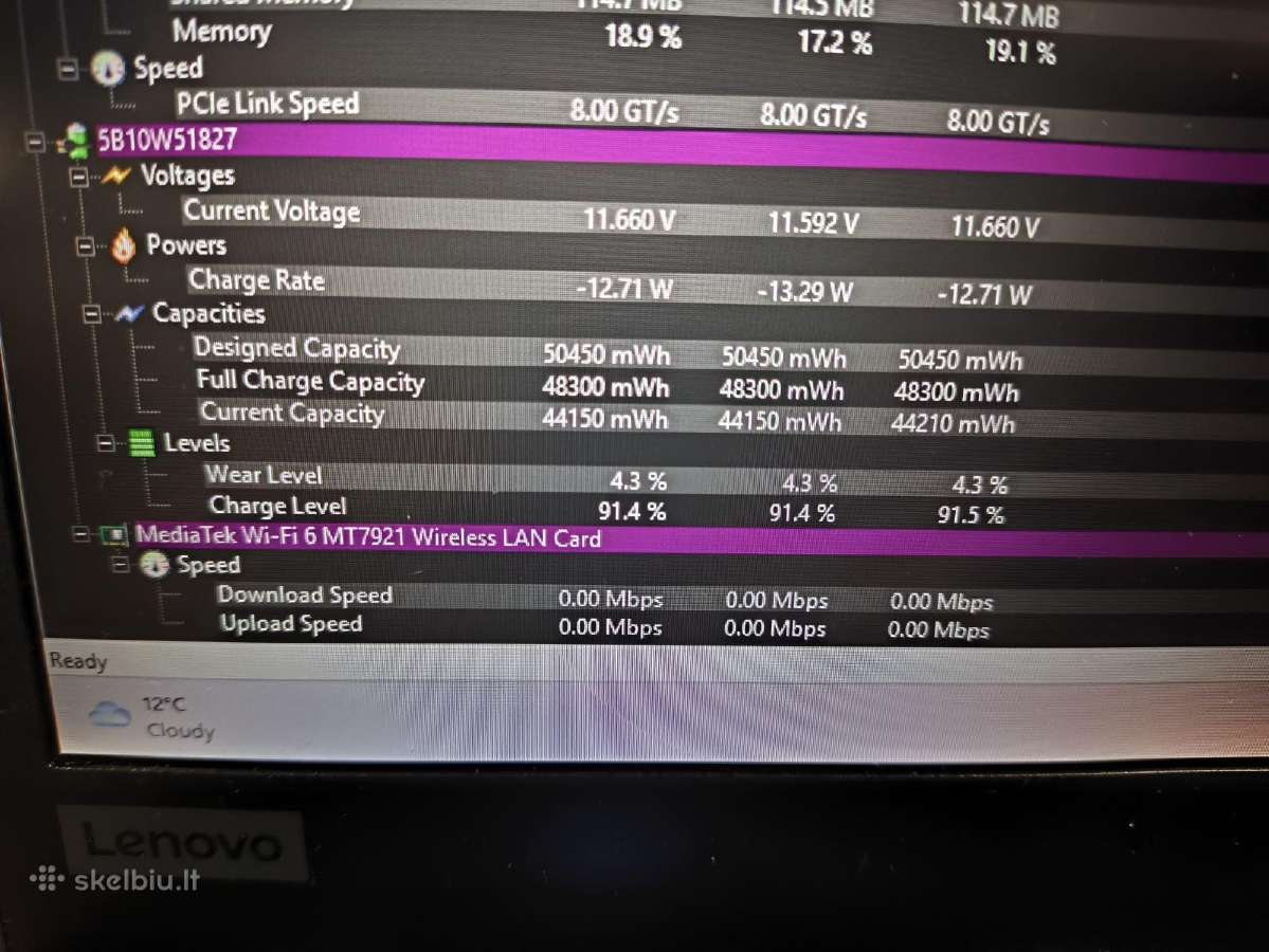 T14 500 Nit Touch Ryzen 7 5850u 16/512gb 4% - nuotraukos Nr. 6