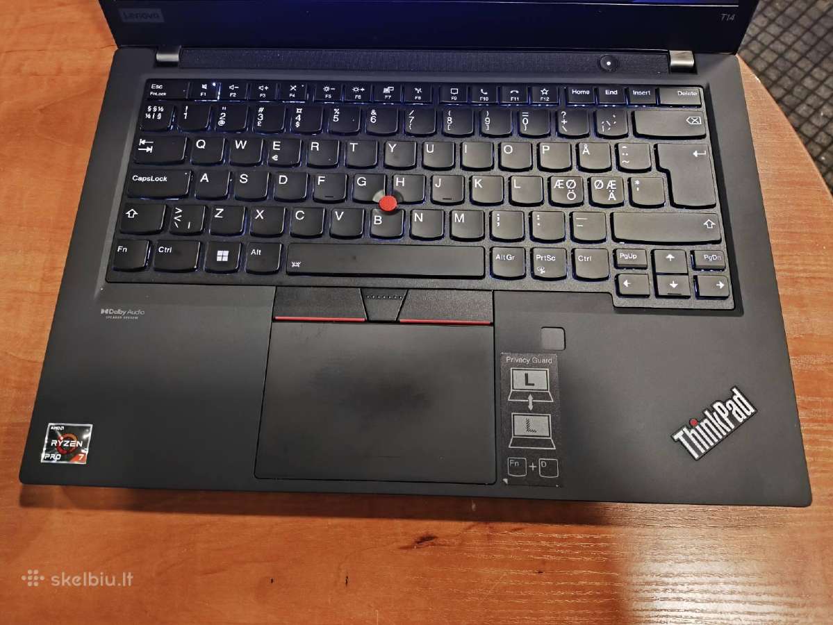 T14 500 Nit Touch Ryzen 7 5850u 16/512gb 4% - nuotraukos Nr. 2