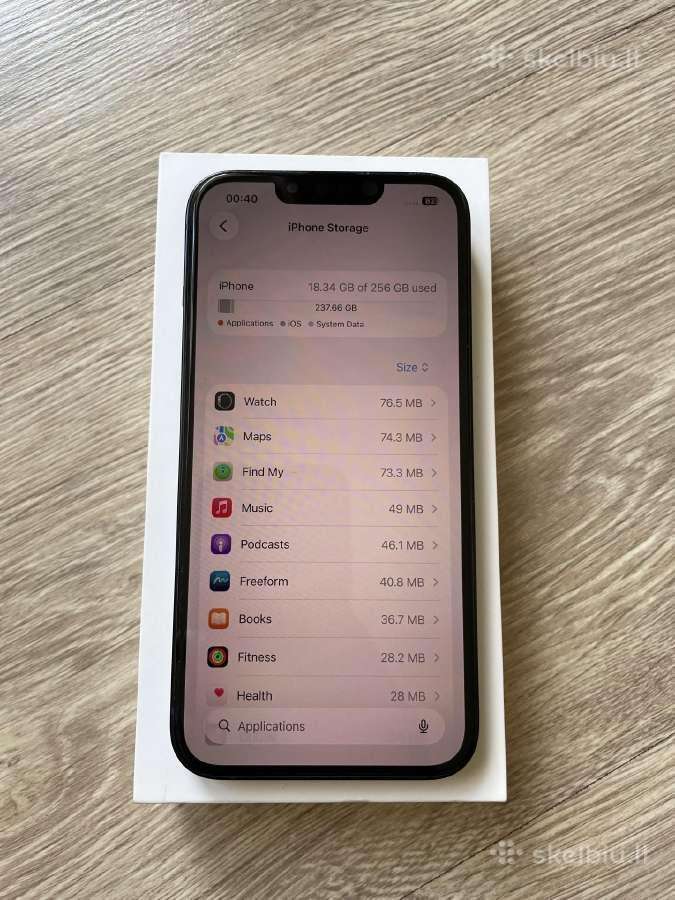 Apple iPhone 14 ,midnight,256 GB. - nuotraukos Nr. 7