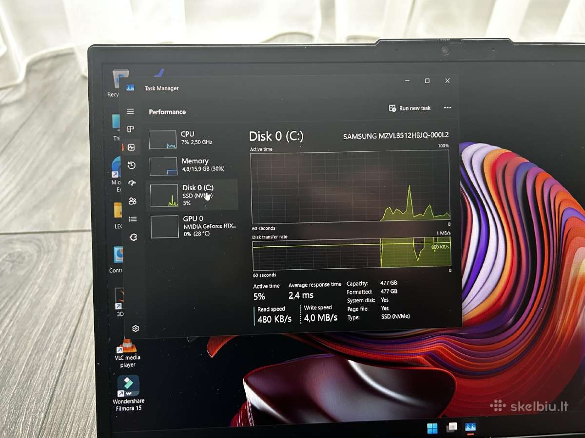 Lenovo Legion 5 Rtx3050 - nuotraukos Nr. 6