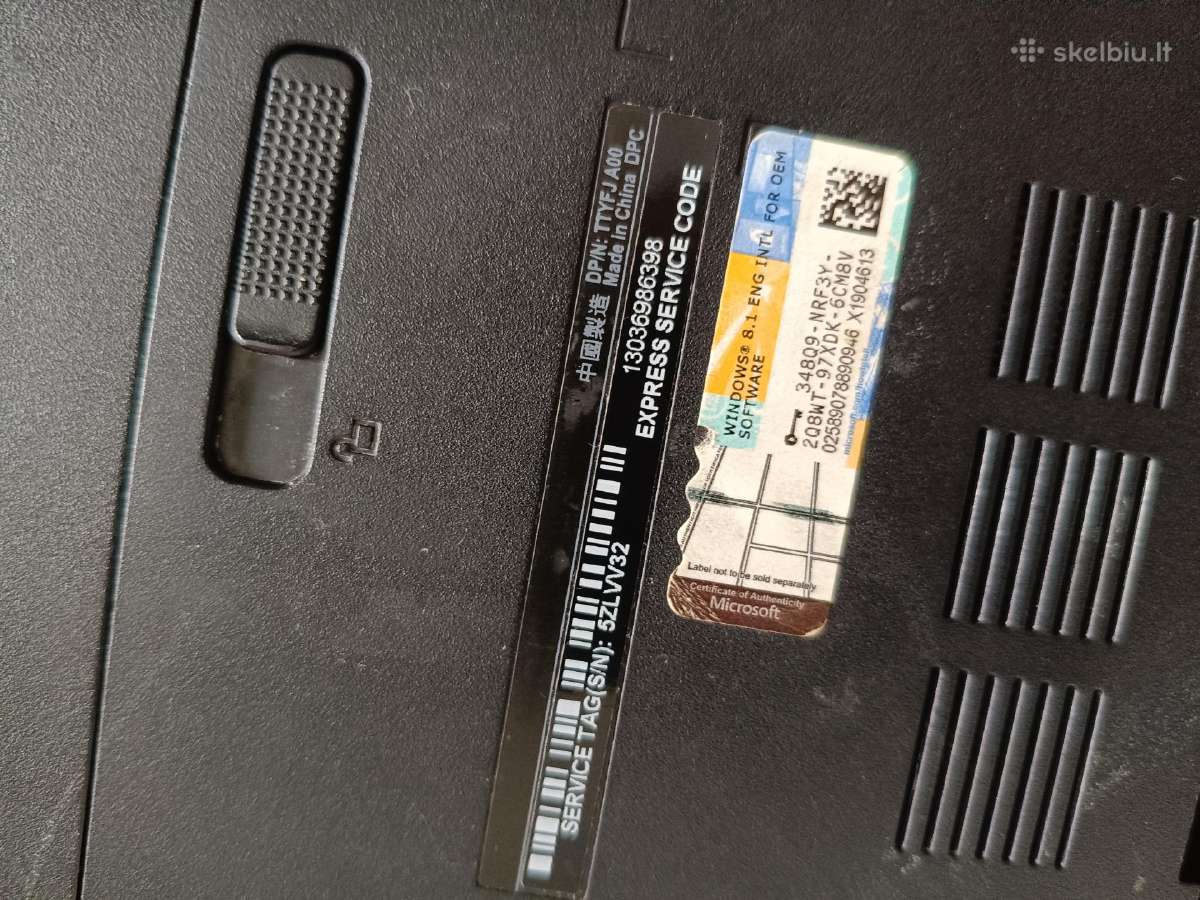 Dell inspirion15 558 - nuotraukos Nr. 4