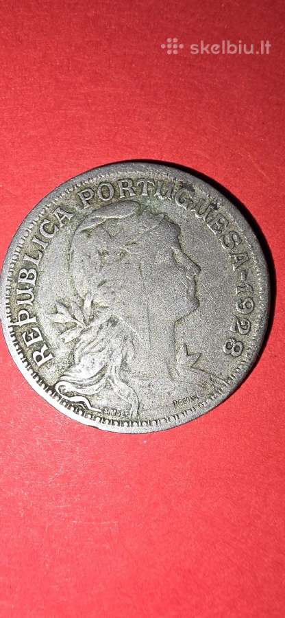Portugalija 50 centavų 1928. - nuotraukos Nr. 2