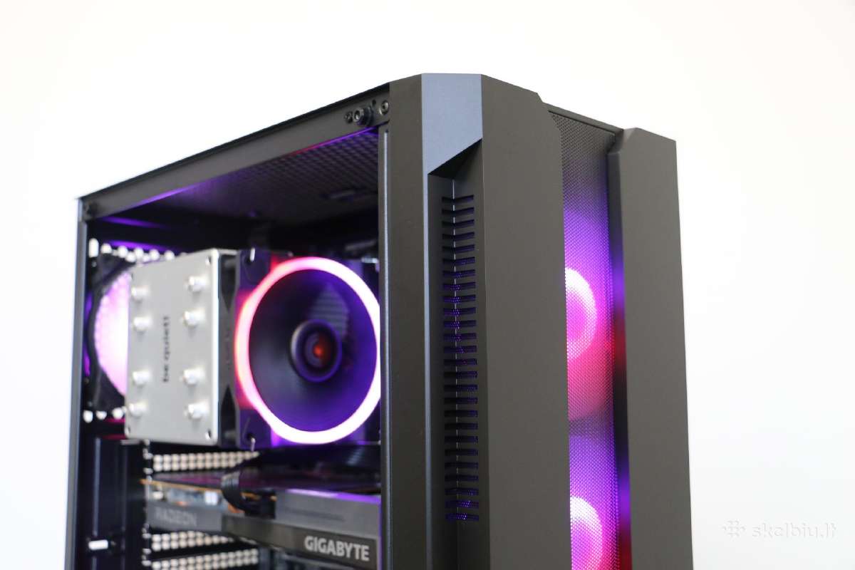 Žaidimų kompiuteris - i5 8600k - Rx6600 8gb - 16g - nuotraukos Nr. 3