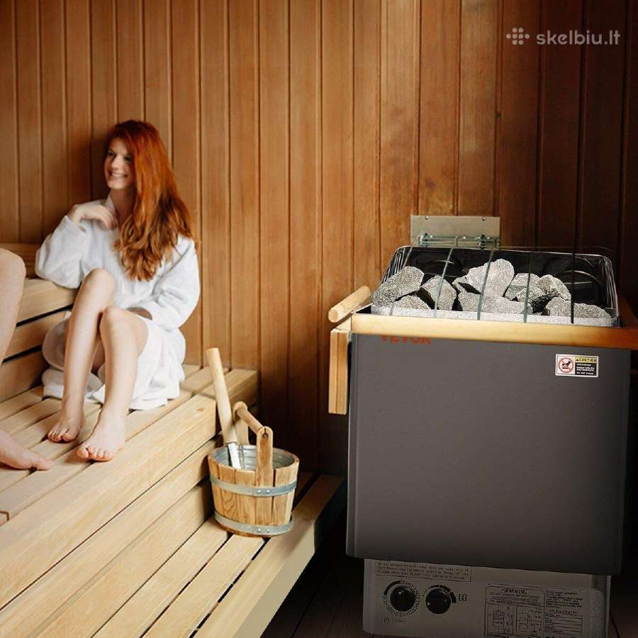 8kw elektrinė pirties krosnelė su valdymu - nuotraukos Nr. 2